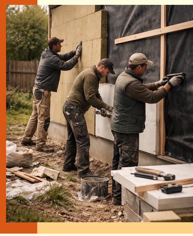 Утепление дачного дома под ключ в Александрове