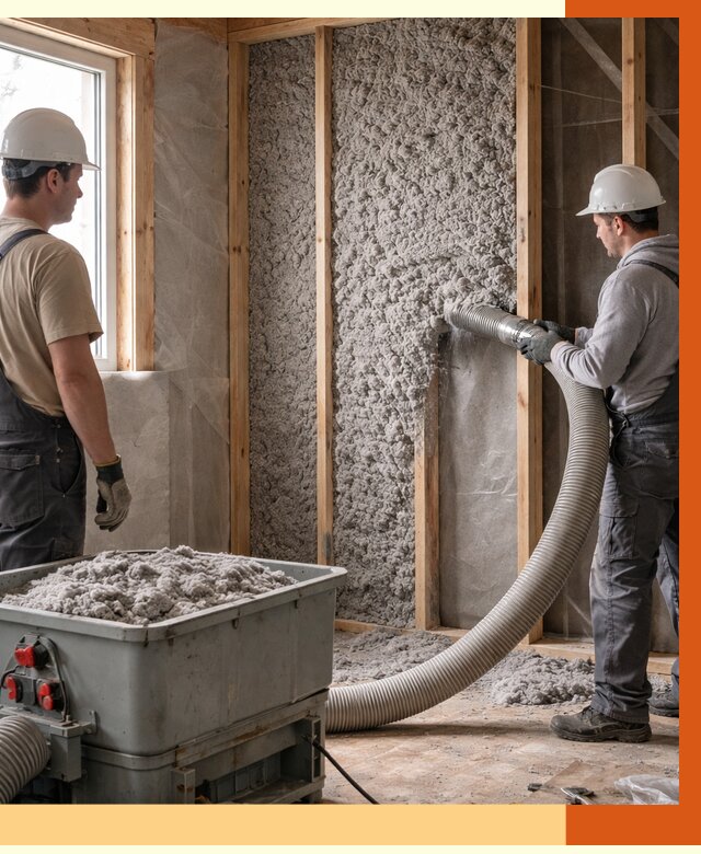 Утепление каркасного дома эковатой в Александрове от 1928 руб. | ТепломастерЛкн