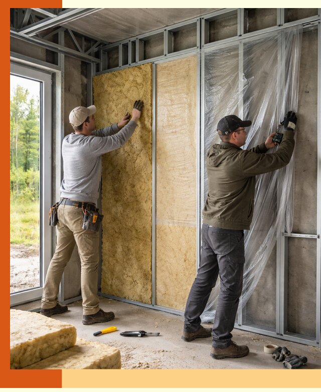 Утепление дома из ЛСТК в Александрове с гарантией качества и эффективности