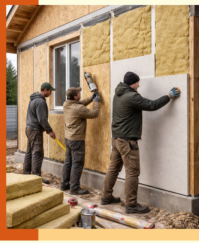 Профессиональное утепление дома из SIP-панелей в Александрове