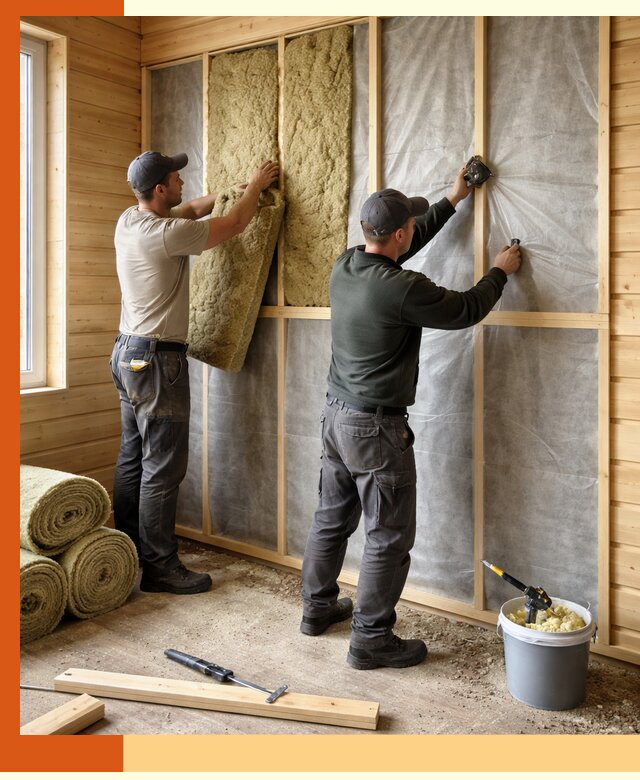 Утепление дома из минибруса в Александрове: комплексные теплоизоляционные работы