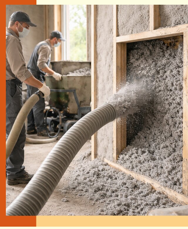 Утепление коттеджа эковатой в Александрове с гарантией качества