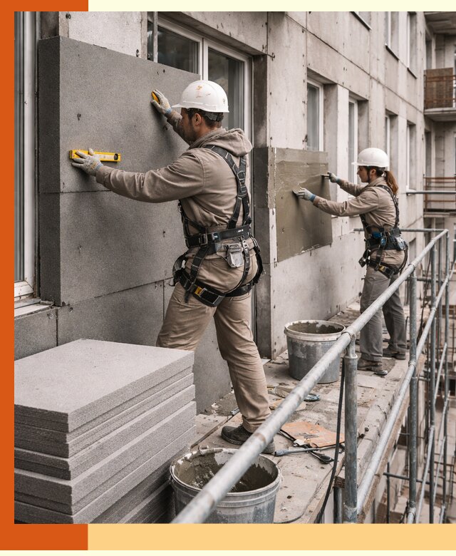 Утепление квартиры снаружи под ключ в Александрове