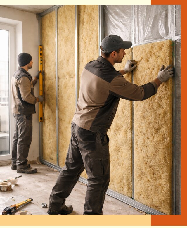 Утепление квартиры изнутри в Александрове от 4659 руб. за м2 | Проф. работы ТепломастерЛкн