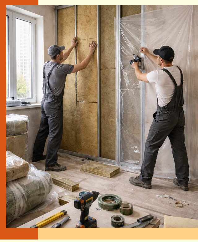 Утепление квартиры изнутри профессионально в Александрове