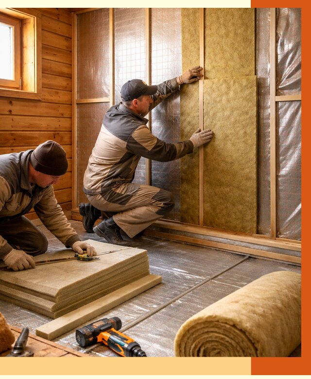 Утепление бани изнутри в Александрове под ключ от 4499 руб./м² | ТепломастерЛкн