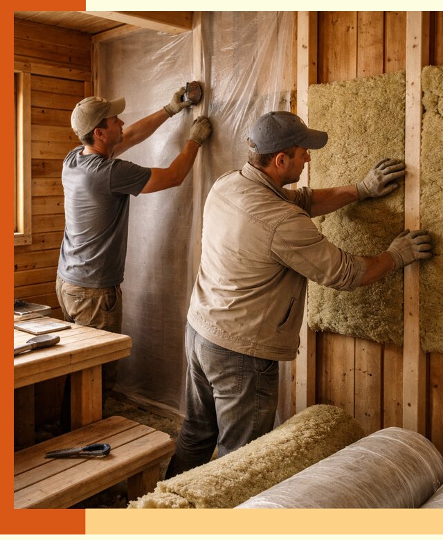 Утепление бани изнутри в Александрове качественно и недорого