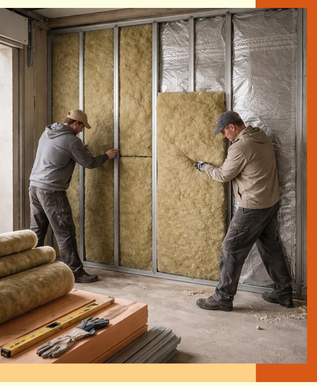 Утепление гаража изнутри в Александрове от 8033 руб/м2 — работы и цена | ТепломастерЛкн