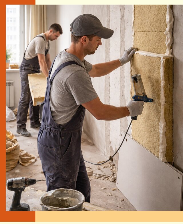 Утепление стен изнутри в Александрове — качественно и эффективно