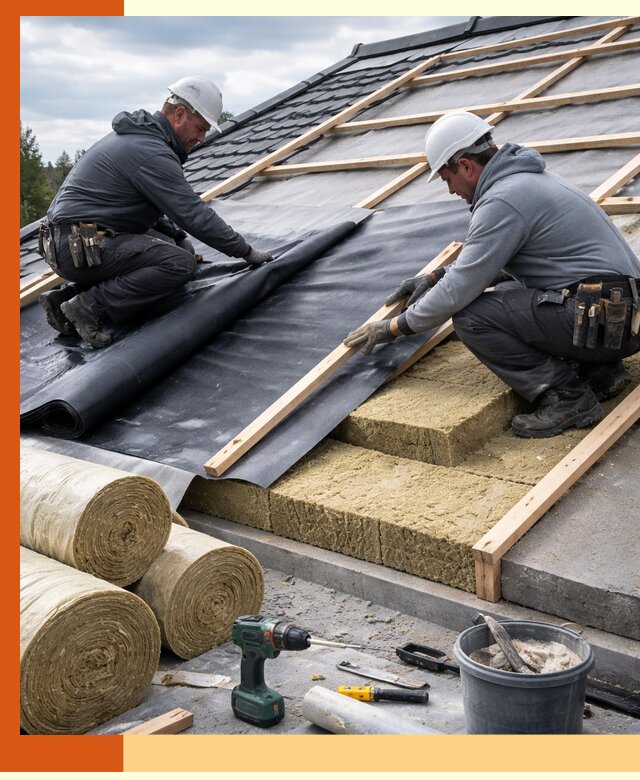 Утепление крыши снаружи в Александрове: профессиональная теплоизоляция