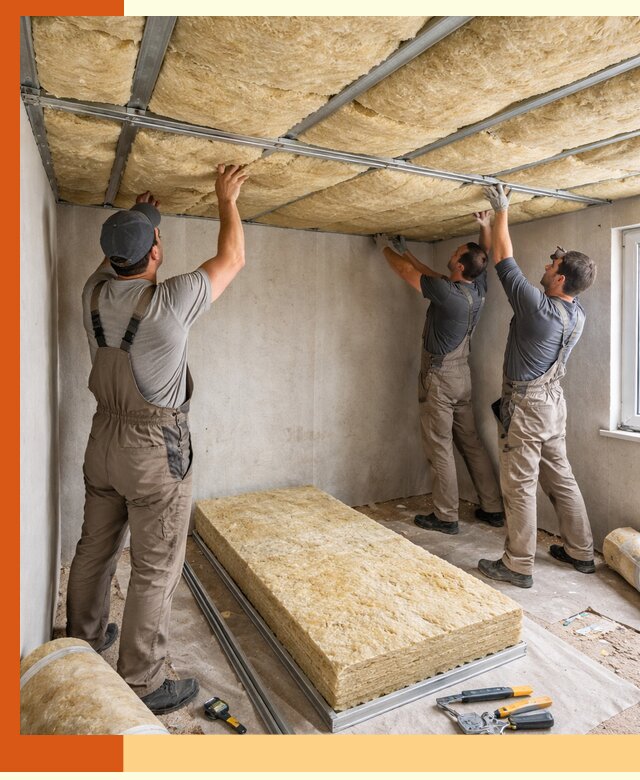 Утепление потолка в Александрове — тепло и без сквозняков