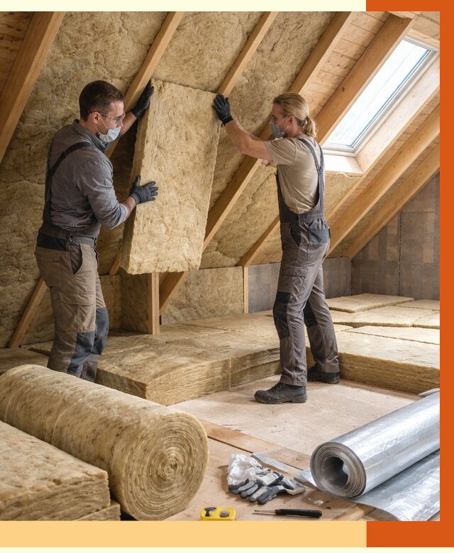 Утепление мансарды минватой в Александрове от 4499 руб./м2 — монтаж и пароизоляция | ТепломастерЛкн