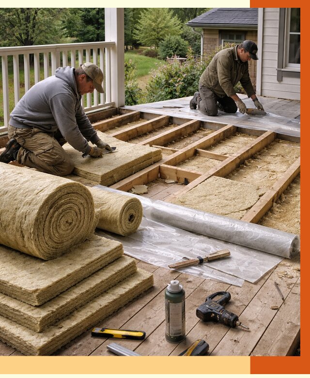 Утепление террасы в Александрове от 4499 руб./м2 — утеплить террасу под ключ | ТепломастерЛкн