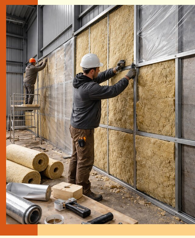 Утепление ангара в Александрове — профессиональная теплоизоляция помещений