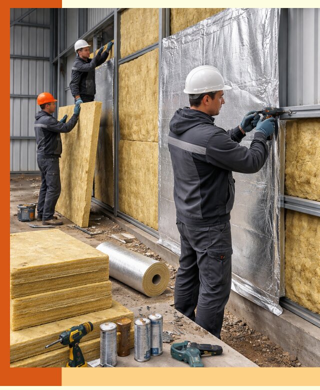 Утепление металлического ангара профессионально в Александрове