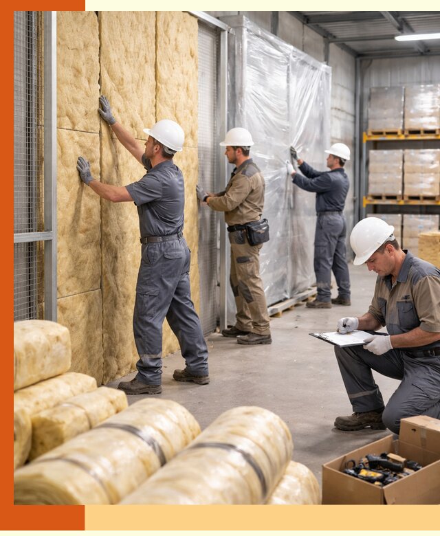 Утепление склада готовой продукции в Александрове качественно и быстро