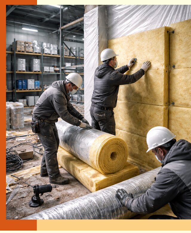 Утепление склада химсырья в Александрове: безопасная и эффективная изоляция