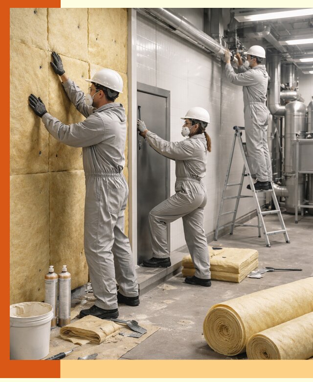 Утепление пищевого цеха под ключ в Александрове