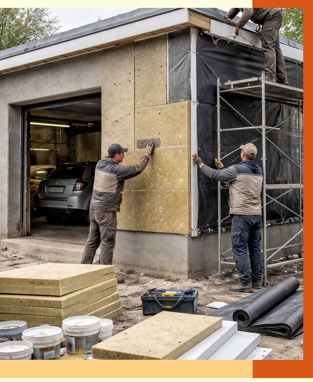 Утепление автосервиса в Александрове ппу, пеноизоляция, от 15531 руб/м2 — ТепломастерЛкн