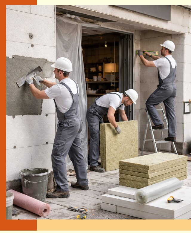 Утепление кафе в Александрове: профессиональная теплоизоляция и монтаж