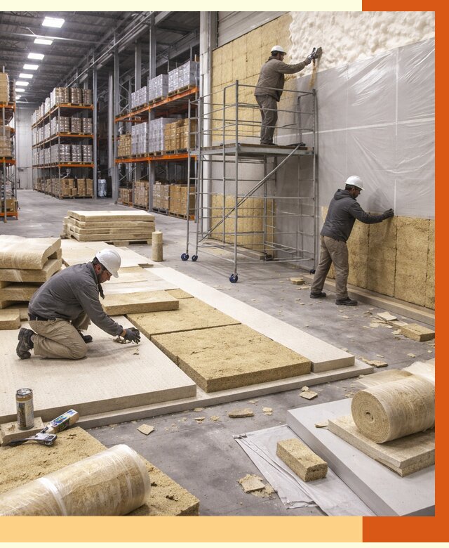 Утепление складского терминала в Александрове от 8033 руб./м² под ключ | ТепломастерЛкн