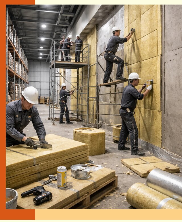 Утепление логистического центра в Александрове качественно и экономично