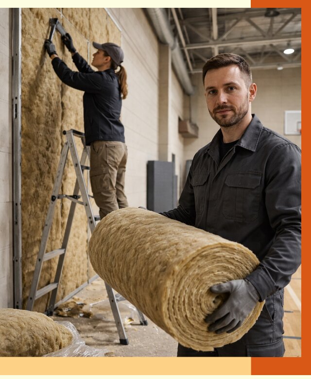 Утепление спортзала в Александрове от 8033 руб/м2 — комплексное утепление под ключ | ТепломастерЛкн