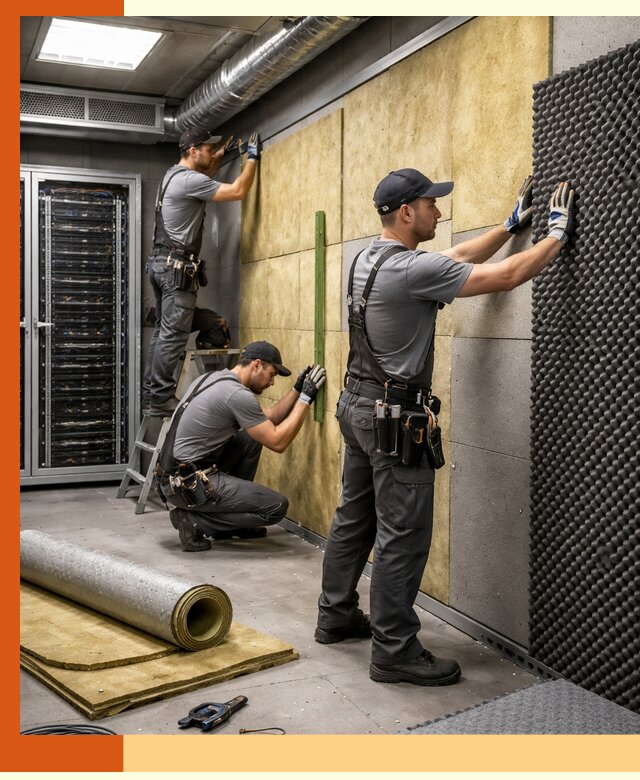 Утепление серверной комнаты профессионально в Александрове