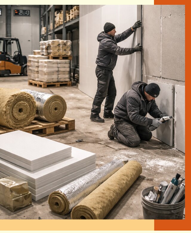 Утепление холодного склада в Александрове от 9104 руб/м2 — комплексное под ключ | ТепломастерЛкн