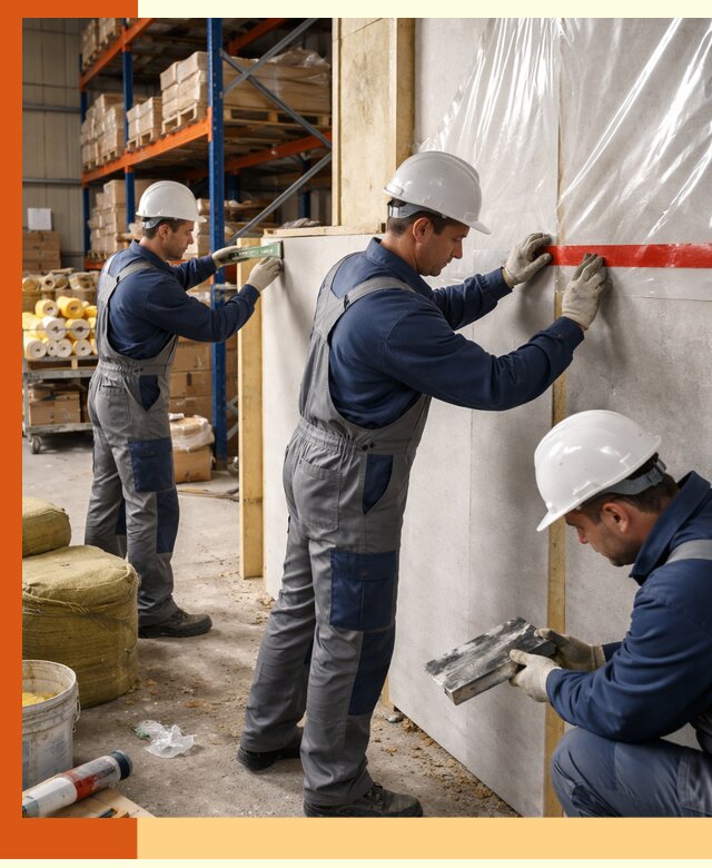 Утепление теплого склада под ключ в Александрове