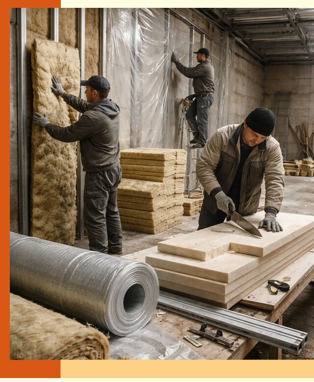 Утепление торгового склада в Александрове с энергоэффективными решениями