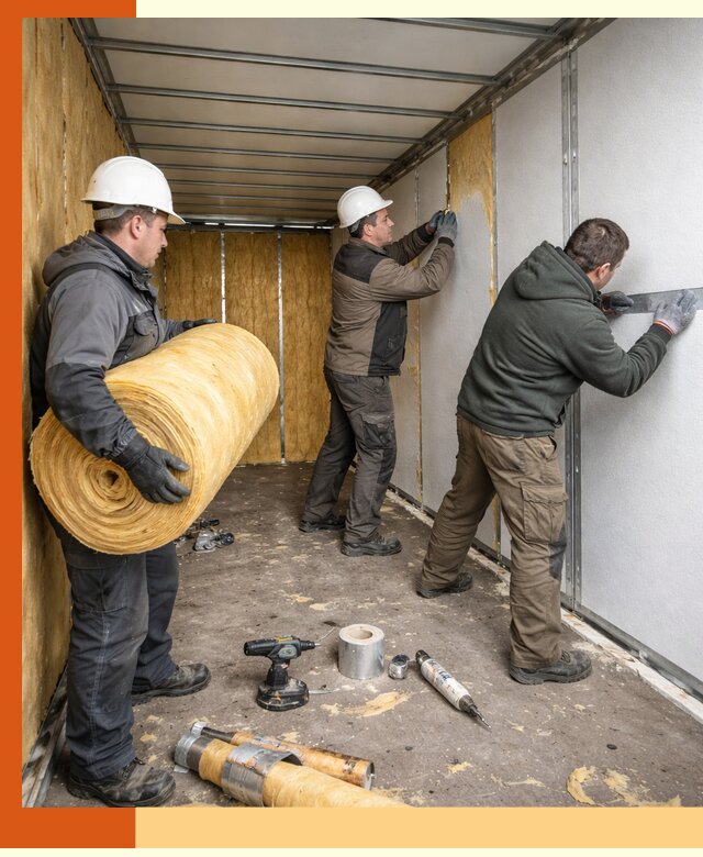 Утепление рефрижераторного контейнера в Александрове профессионально и надежно
