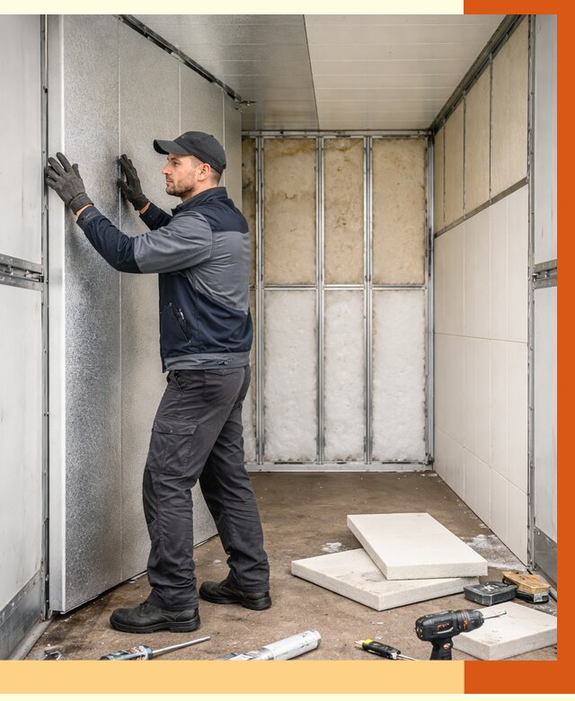 Утепление холодильного кузова в Александрове от 14460 руб. под ключ | ТепломастерЛкн