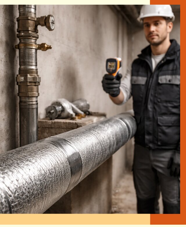 Утепление труб водоснабжения в Александрове от 9104 руб. за м² — услуги ТепломастерЛкн