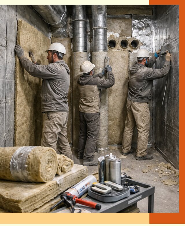 Утепление венткамеры в Александрове под ключ от 1553 руб. — профессионально | ТепломастерЛкн