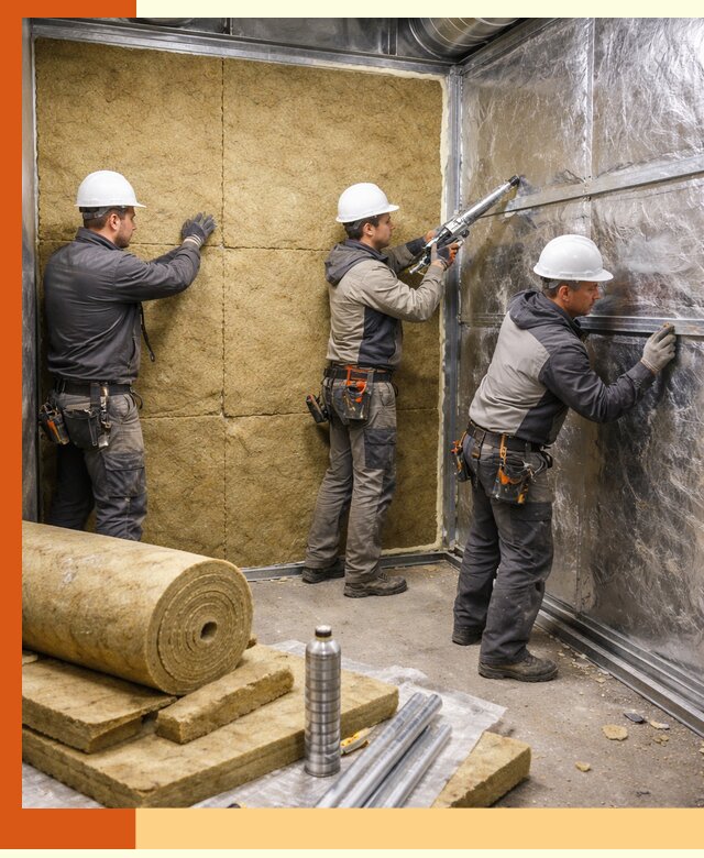 Утепление венткамеры в Александрове — качественная теплоизоляция и шумопоглощение