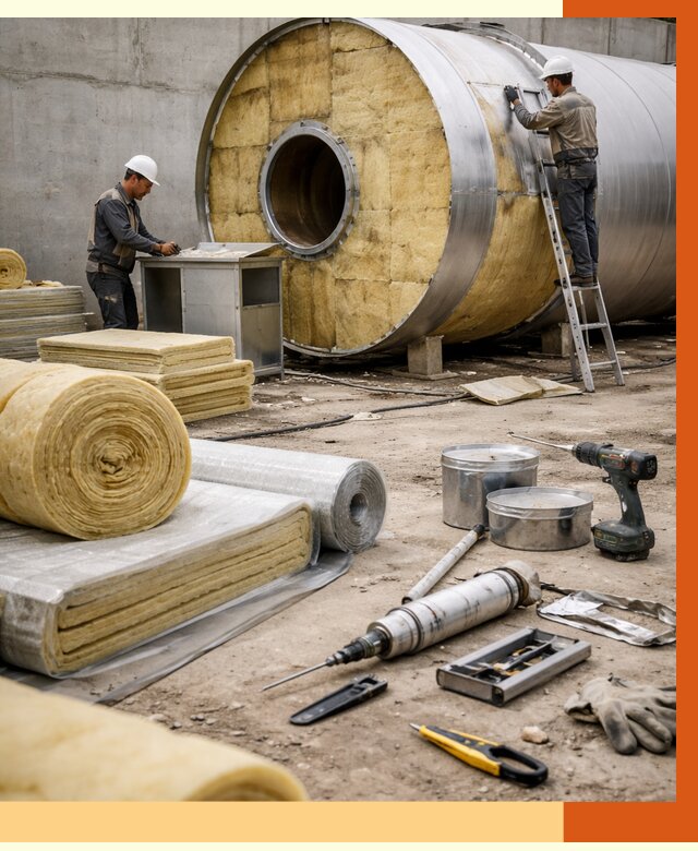 Утепление резервуара с топливом в Александрове от 29455 руб. под ключ | ТепломастерЛкн