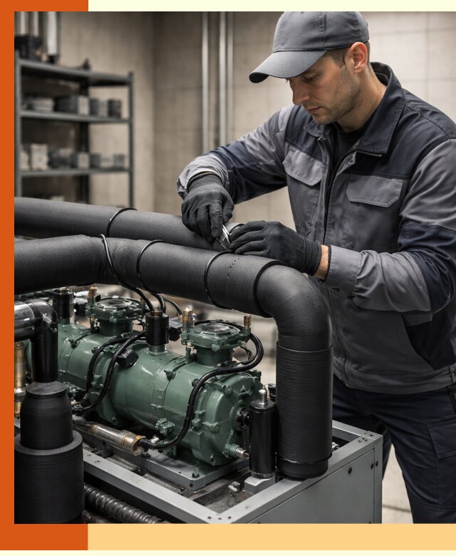 Утепление холодильного агрегата и теплоизоляция в Александрове