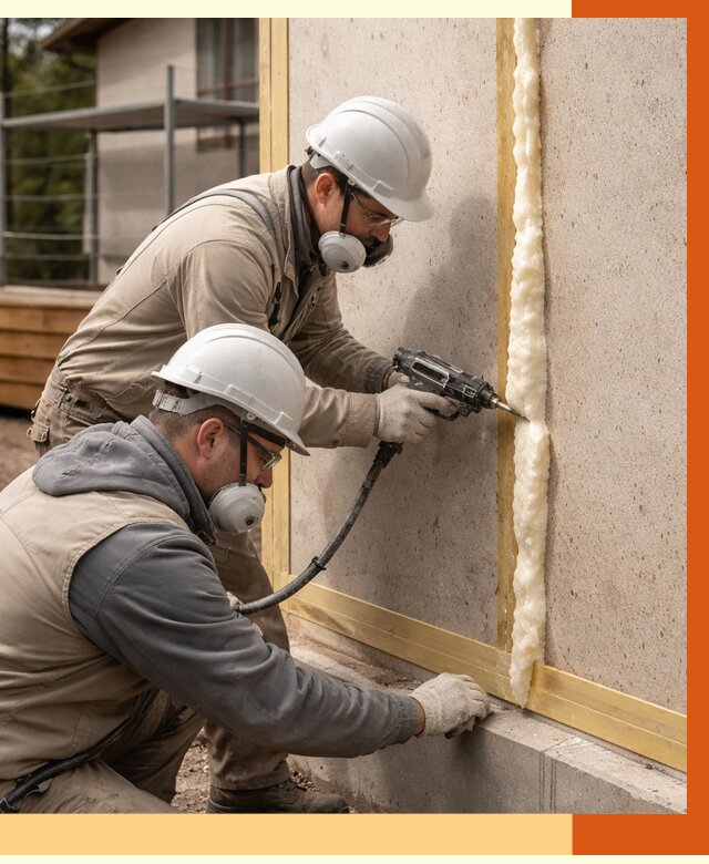 Утепление сип панелей ППУ в Александрове от 5141 руб. под ключ | ТепломастерЛкн