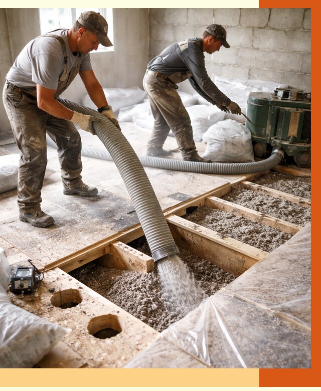 Заполнение пустот перекрытий в Александрове от 4820 руб. под ключ | ТепломастерЛкн