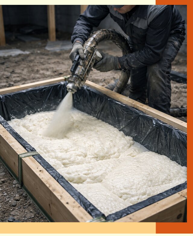 Заливка ППУ в формы в Александрове от 2678 руб. — утепление форм под ключ | ТепломастерЛкн