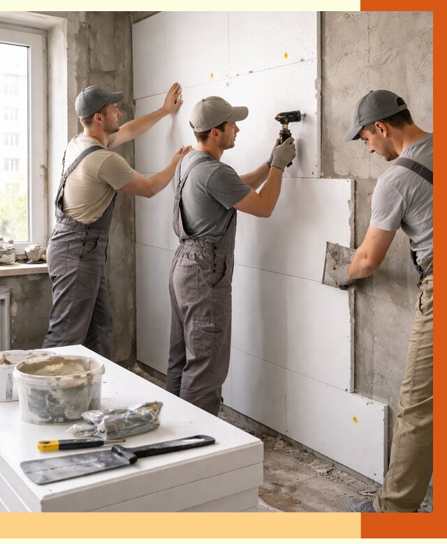 Утепление пенопластом домов и стен в Александрове от 1982 руб. — ТепломастерЛкн