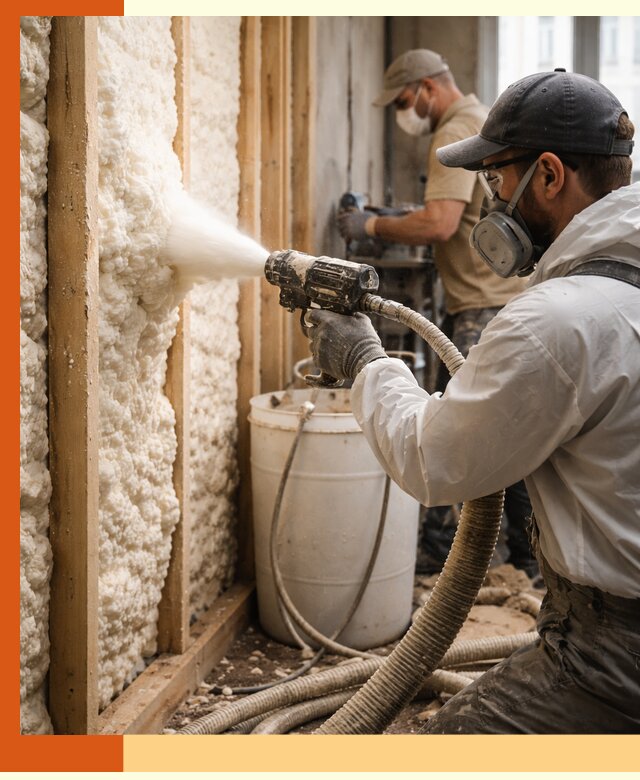 Утепление пеноизолом жилых и коммерческих объектов в Александрове