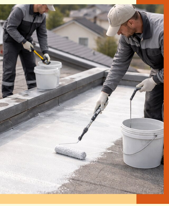 Утепление кровли жидкой теплоизоляцией в Александрове от 2303 руб./м2 | ТепломастерЛкн