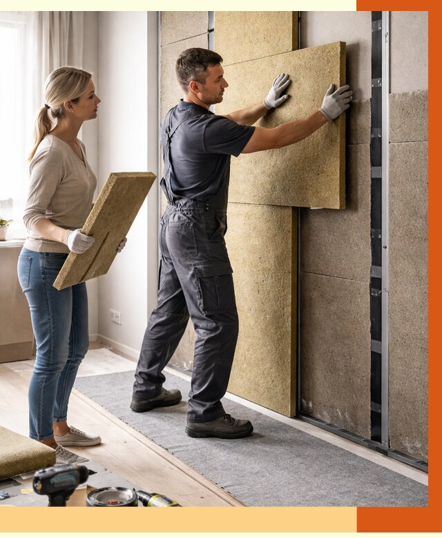 Профессиональная шумоизоляция квартиры в Александрове от 8033 руб. за м2 | ТепломастерЛкн