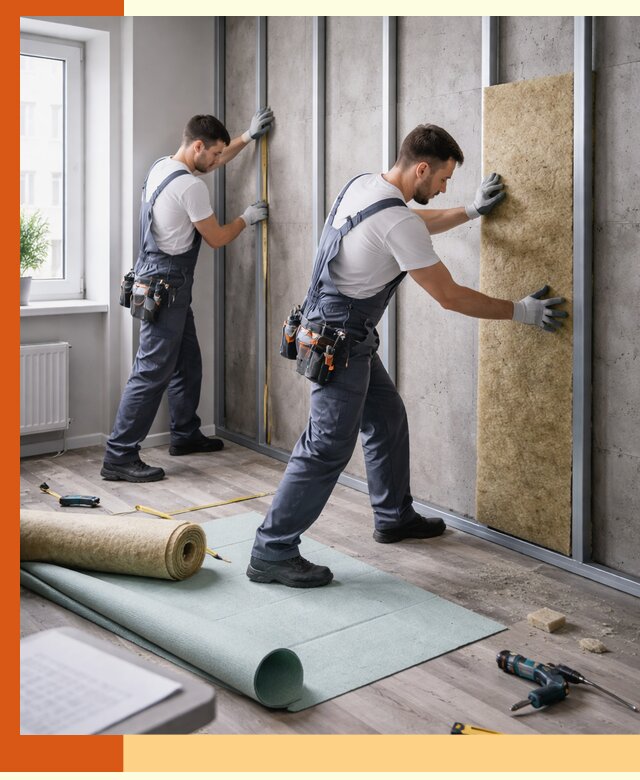 Шумоизоляция квартиры под ключ в Александрове — профессионально и гарантированно