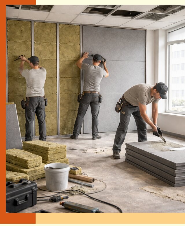 Профессиональная шумоизоляция офисов в Александрове для комфорта сотрудников