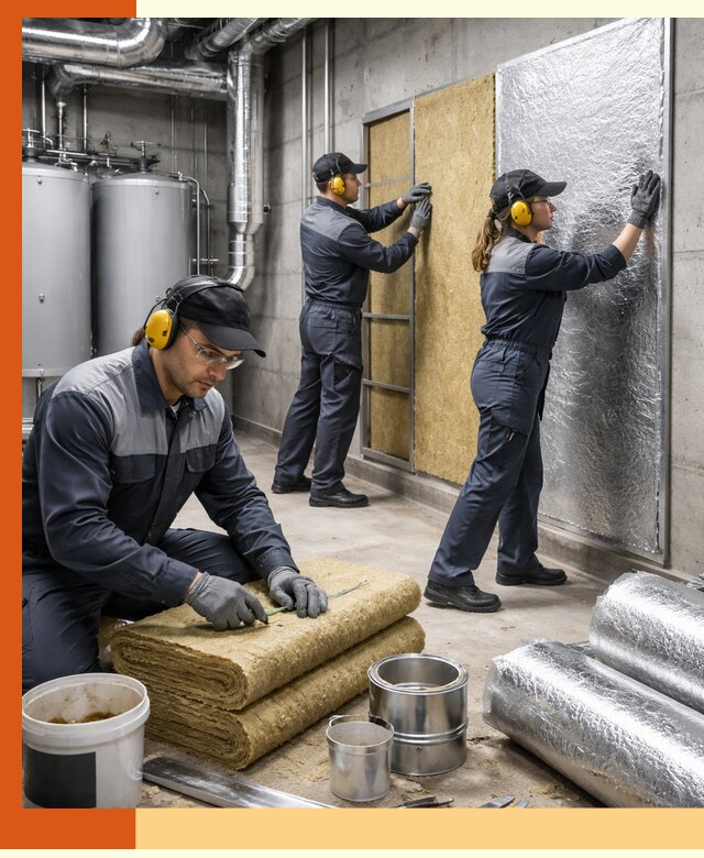 Шумоизоляция котельной в Александрове: профессиональный монтаж и материалы