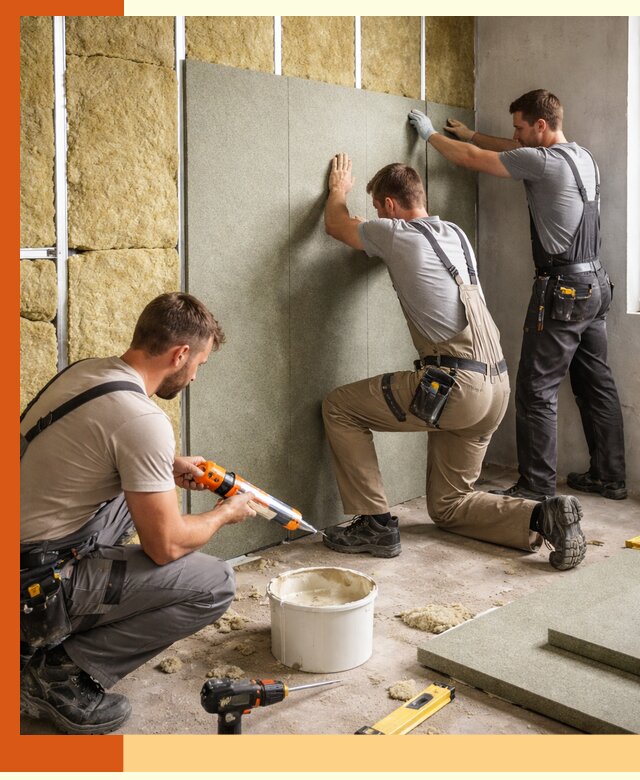 Профессиональная шумоизоляция стен в Александрове для квартир и домов