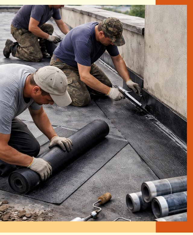 Гидроизоляция кровли в Александрове от 4820 руб. — профессиональная гидроизоляция крыши | ТепломастерЛкн
